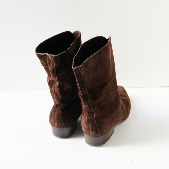 80s - SUSAN BENNIS - WARREN EDWARDS - Boots - Men\'s - 10 - BRN Suede